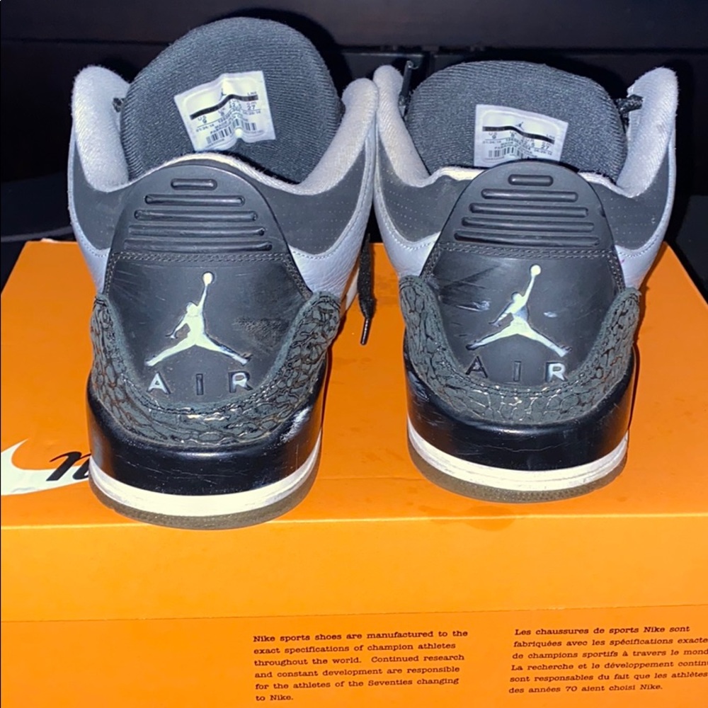 Jordan Retro 3 Wolfgrey - Picture 4 of 6